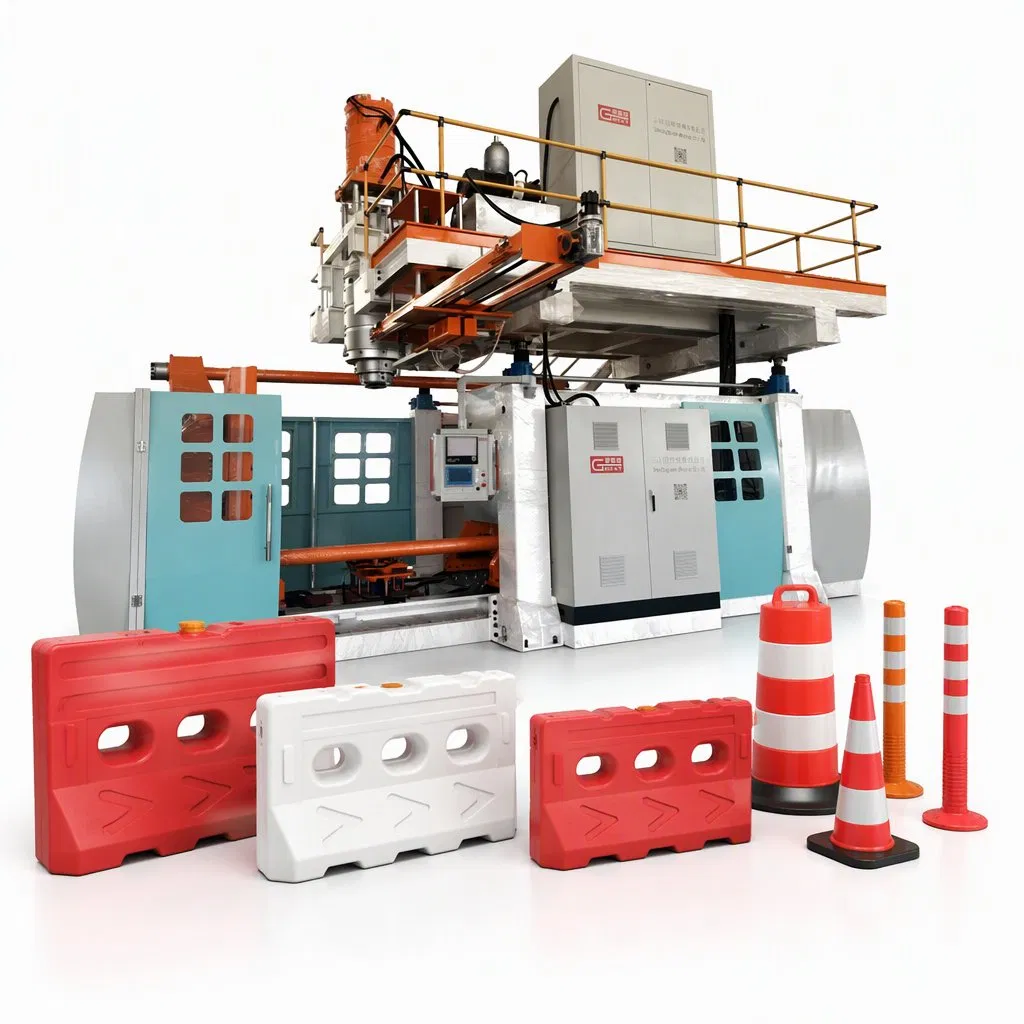 HDPE Highway Barrier Blow Molding Machine for Road Construction