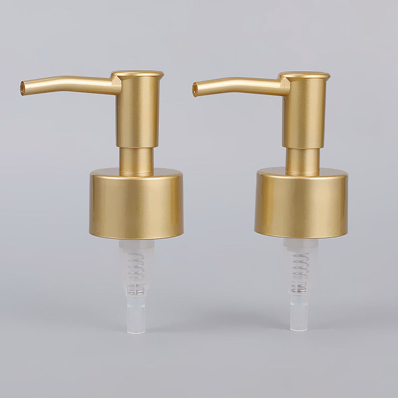 Customized ABS Plastic Empty Dispenser Pump Polished Cosmetic Metal Soap Lotion Bottle Pump for Bottle