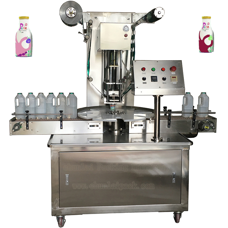 Automatic Sealing Milk Pet Bottle Filling Packing Machines Machine Kis-1800