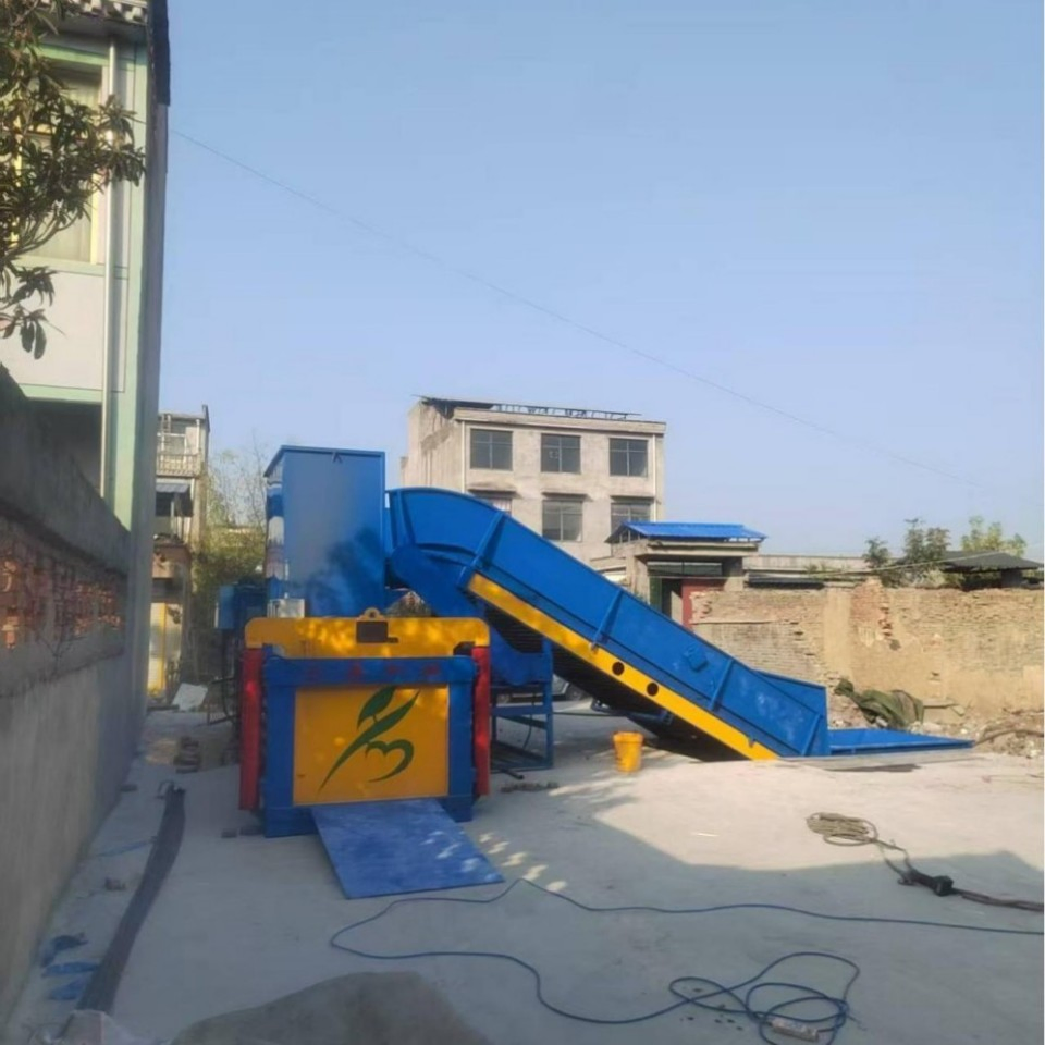 Model Industrial Horizontal Plastic Bottles Carton Waste Cardboard Baler Machine Automatic Hydraulic Recycle Baler for Woven Bags Plastic Bubble Film