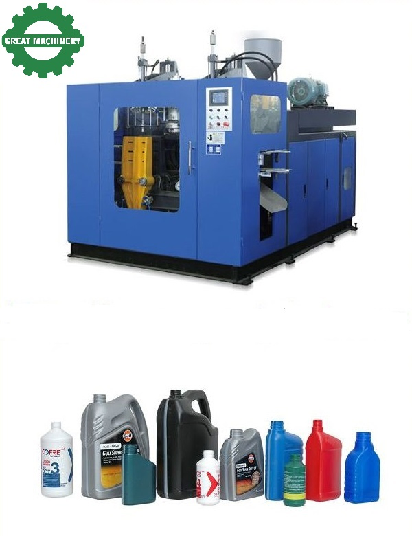 Plastic Bottle 1L 2L 3L 5L Double Station Multi Head Blow Molding Machine