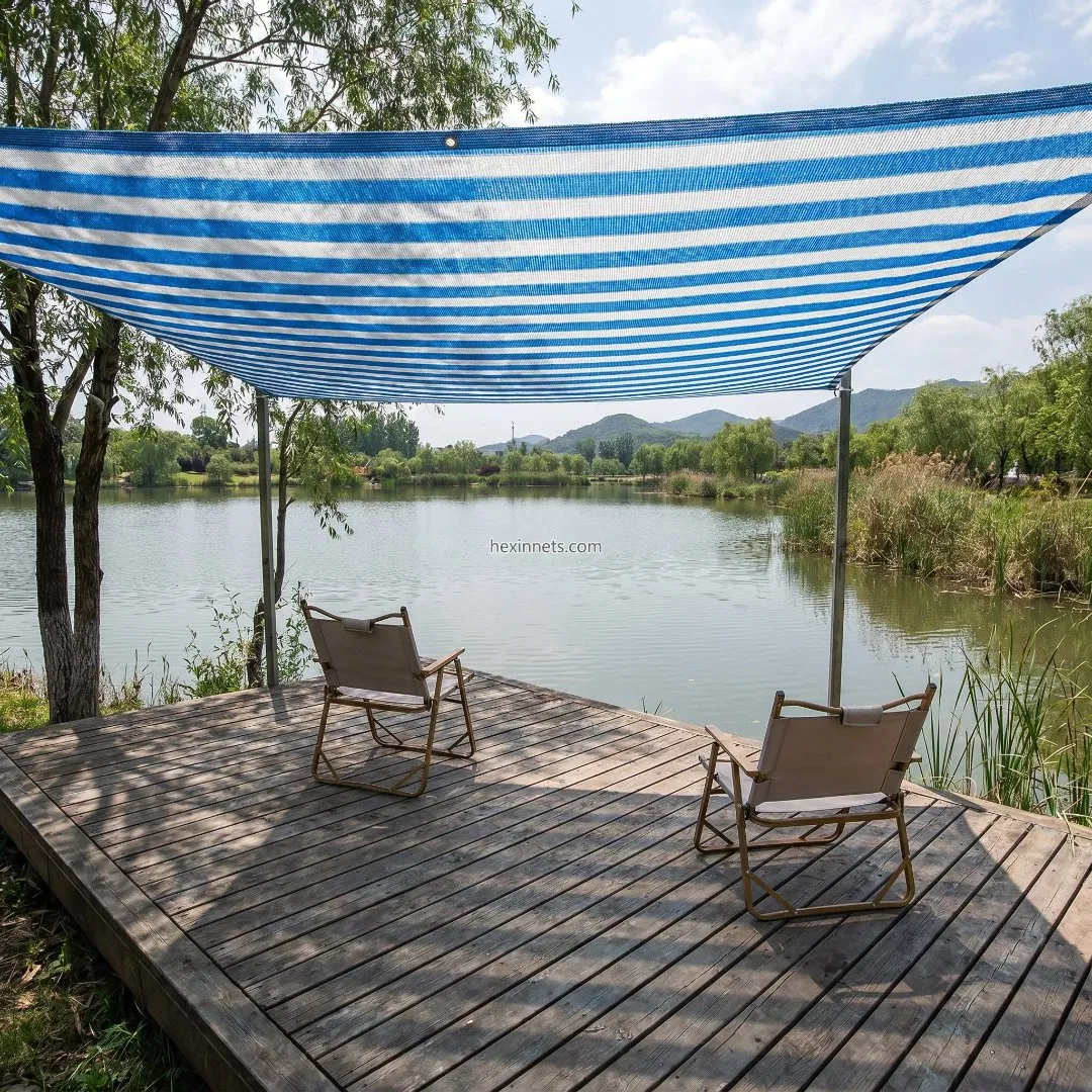 Contractor Grade UV Protected Sand HDPE Public Plaza Sunshade Cloth Net