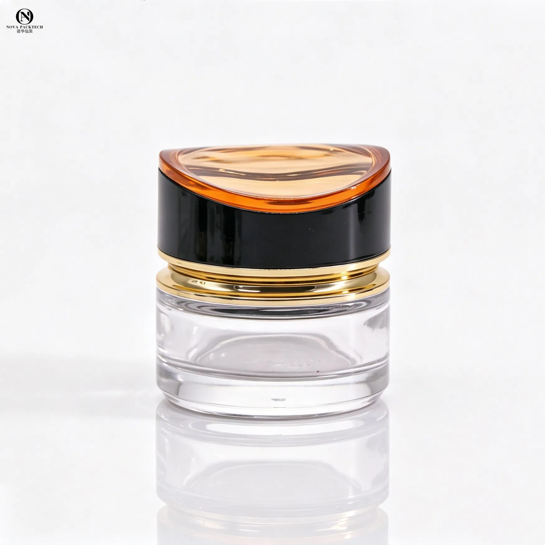 Luxury Refillable Skincare Packaging Set Lotion Pump Bottle with Cream Jar