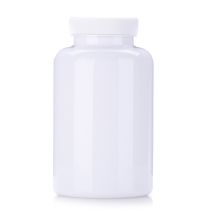 Empty Screw Top Tubs HDPE Plastic Protein Powder Bottle/Container with Black and White Cap