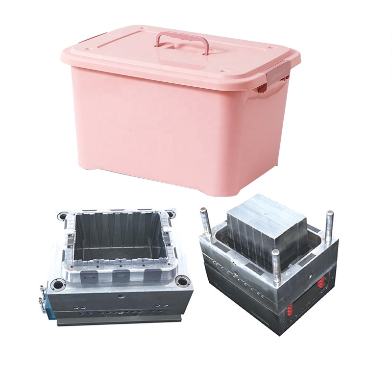 Household Solid Crate Box Mold with Lid Plastic Container Box Mould