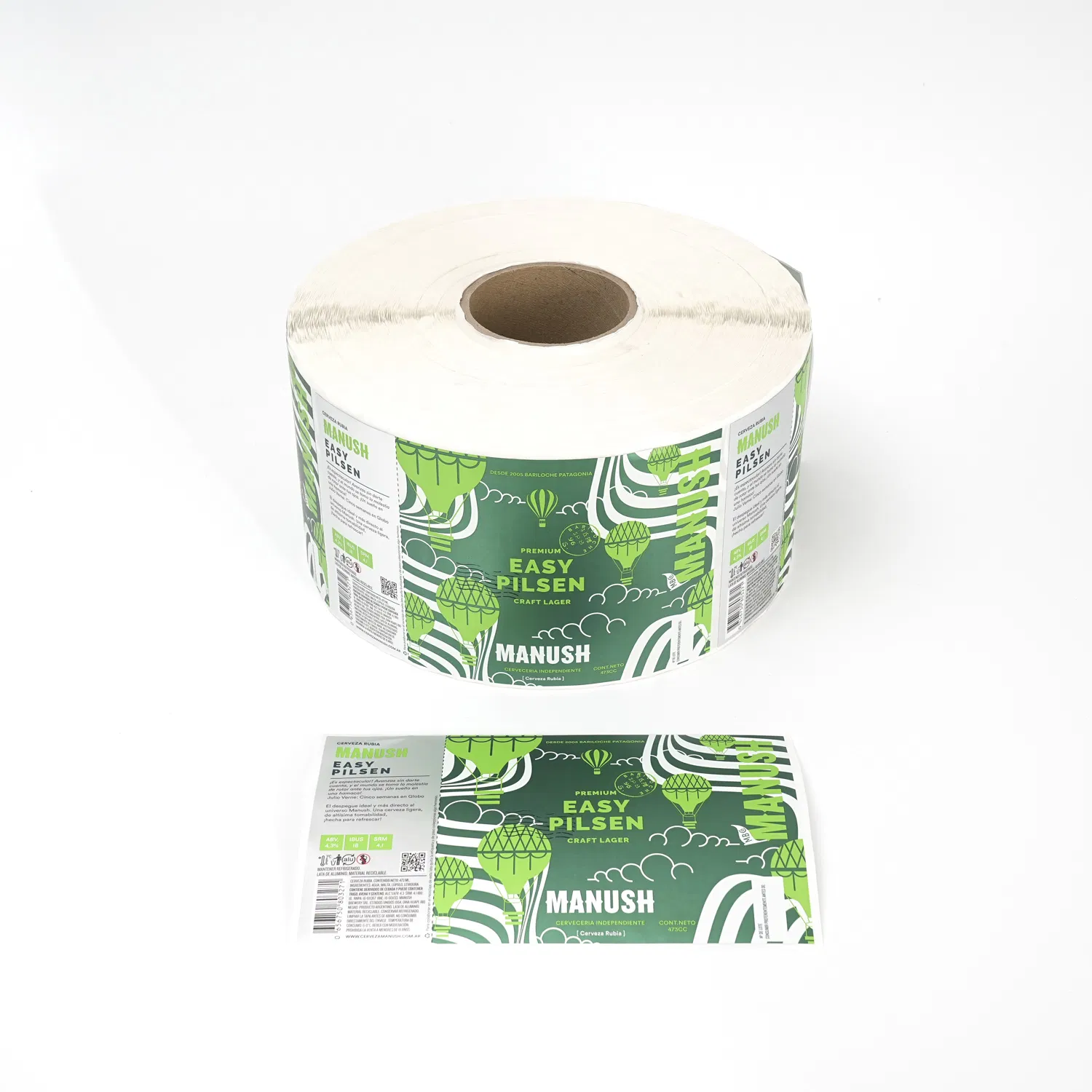 Tear-Proof Customizable Adhesive Stickers for Plastic Cosmetic Bottles