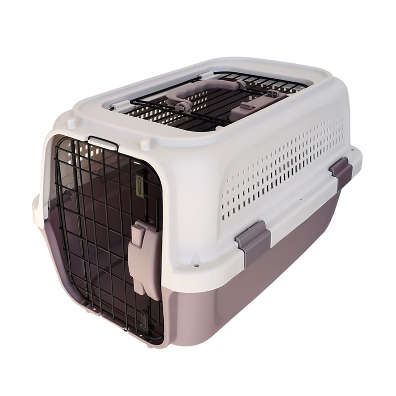 Iata Pet Plastic Dog Carrier Dog Travel Crates Cages Transportation Air Box for Pets