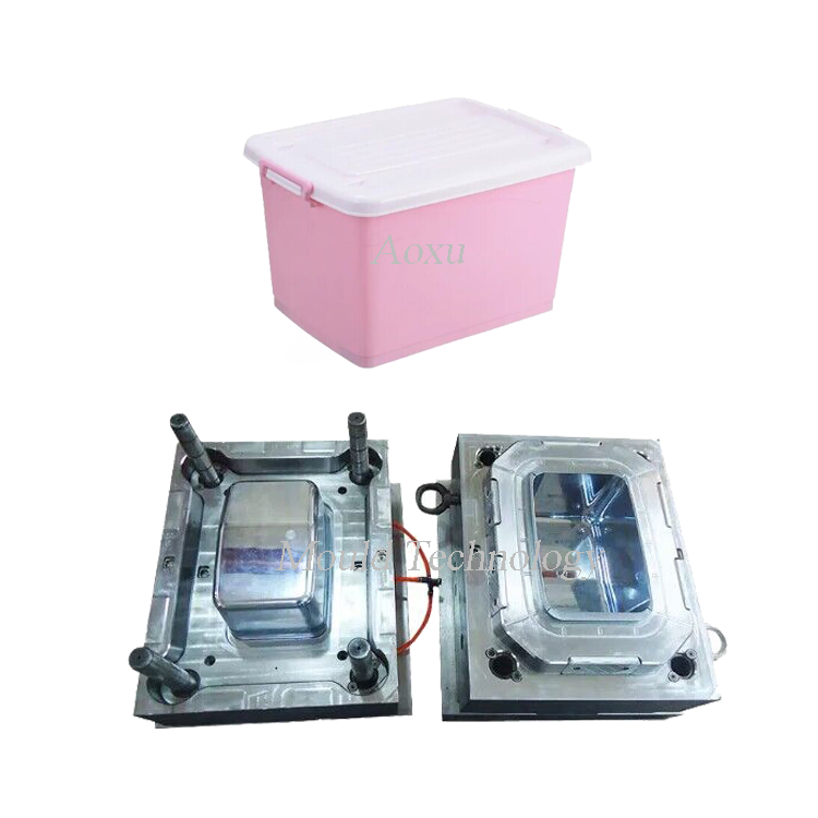 Household Plastic Container Injection Mold Factory Stackable Storage Box Mould
