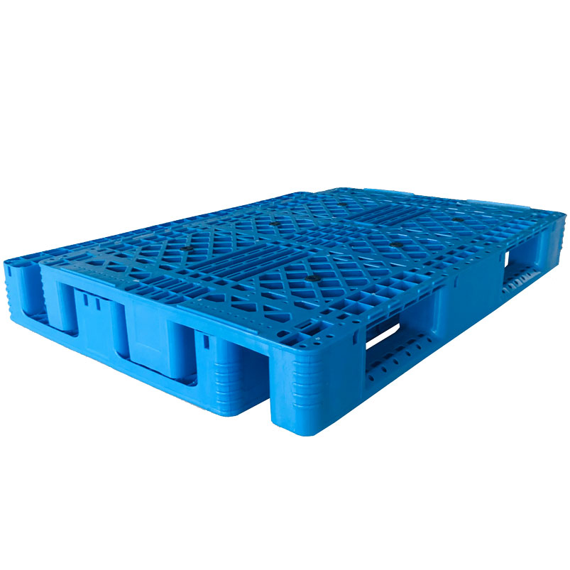 1200*800*150mm Heavy Duty HDPE Economic Plastic Pallet for Industrial Warehouse Rack Use