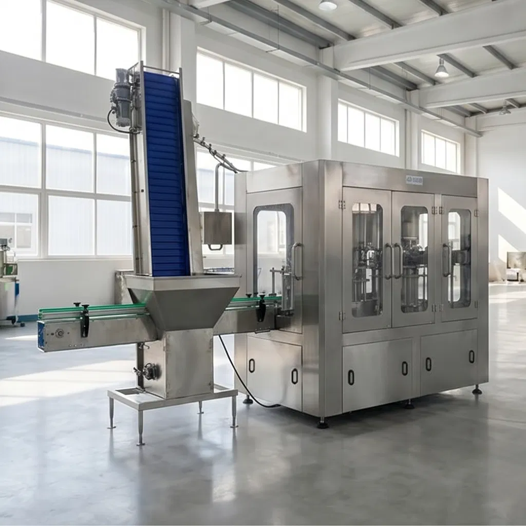 High Efficient Automatic 500ml 3-15L 3 in 1 Pet Plastic Bottle Juice Beverage Drinking Water Filling Bottling Production Line Machine for Sales