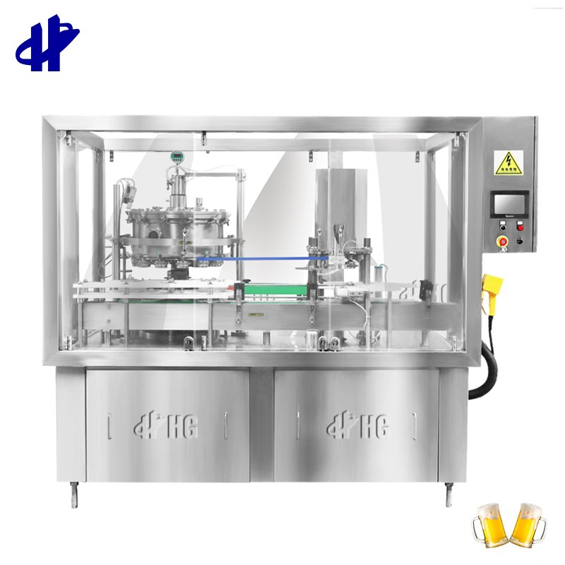 Small Scale Beer Beverage Pet Plastic Glass Bottle Liquid Filler 12 Heads Semi Automatic Filling Machine