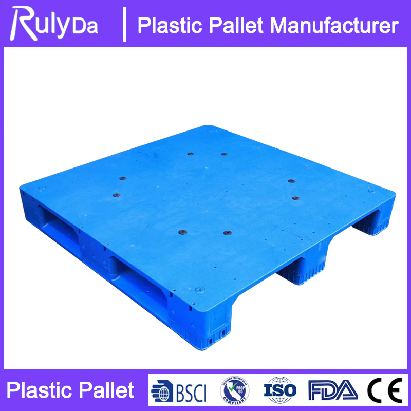 Factory Industrial HDPE Logistic/Warehouse Storage Heavy Duty Euro Rackable Stackable Containment Hygienic Plastic Pallet