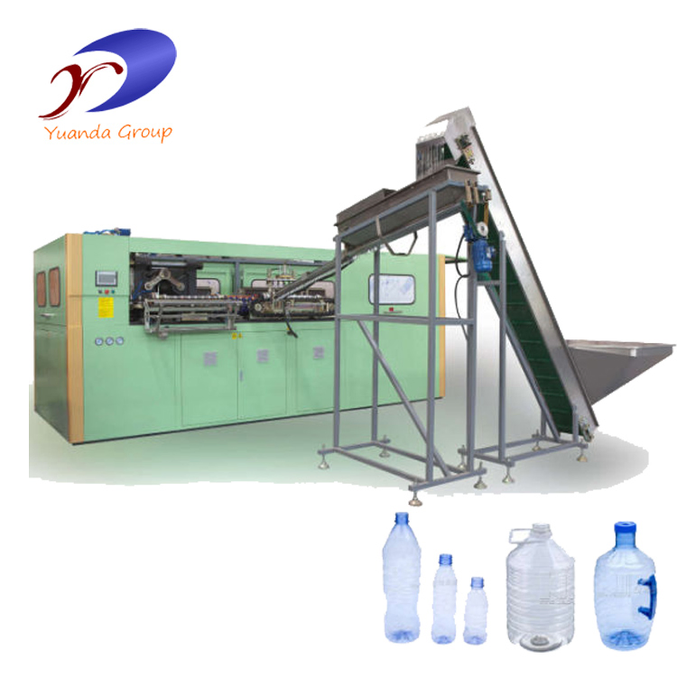 Automatic 4 Cavities 5000bph Plastic Bottle Blow Molding Machine