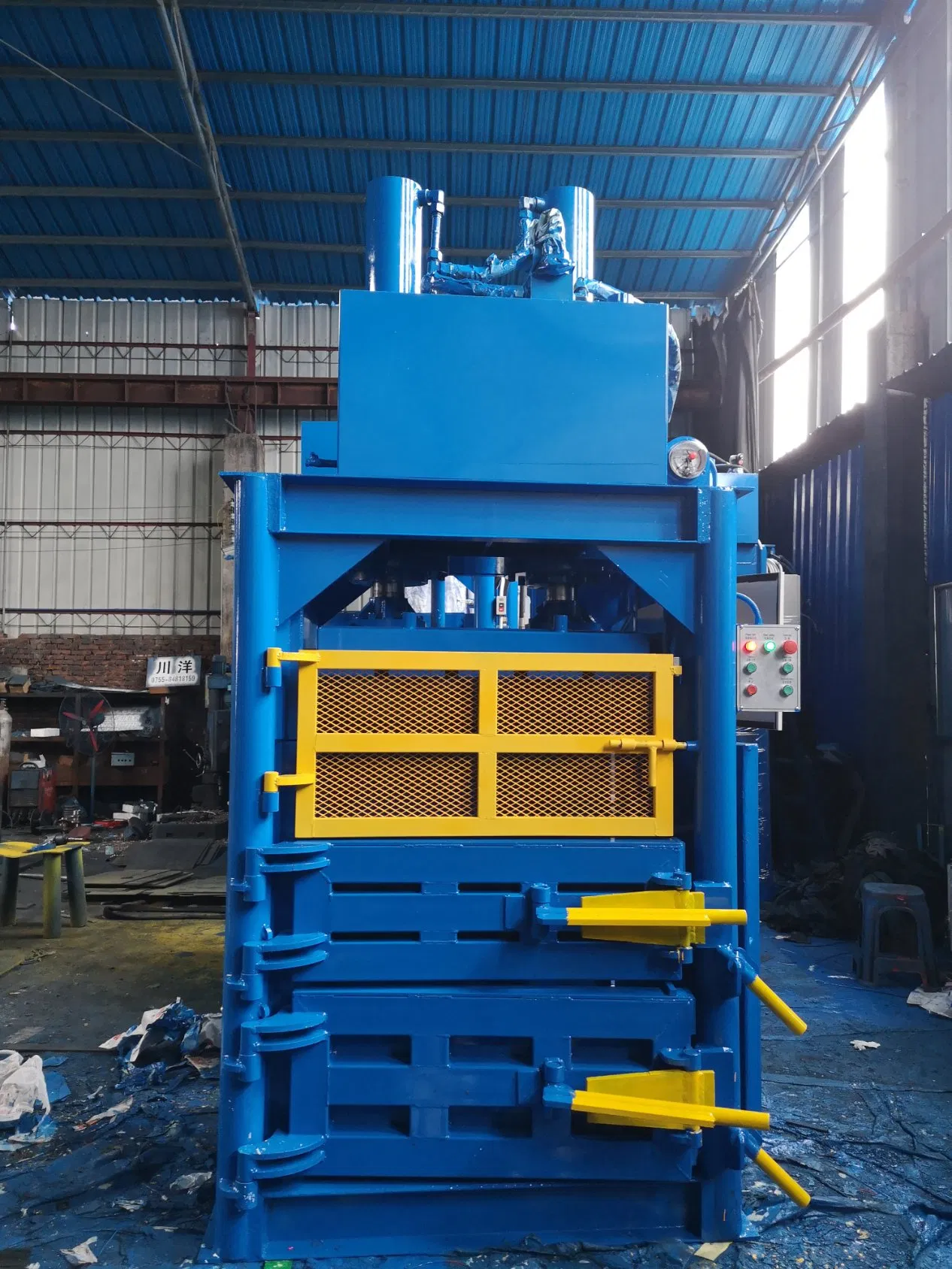 Wast Paper Plastic Bottle Film Baler