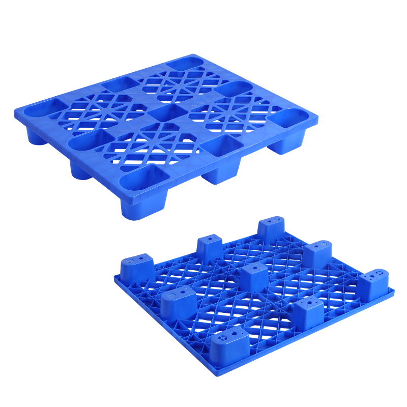 Customized Logo Style Storage Dynamic Cargo Origin Type Size Nine Feet Grid Surface HDPE Large Plastic Pallets