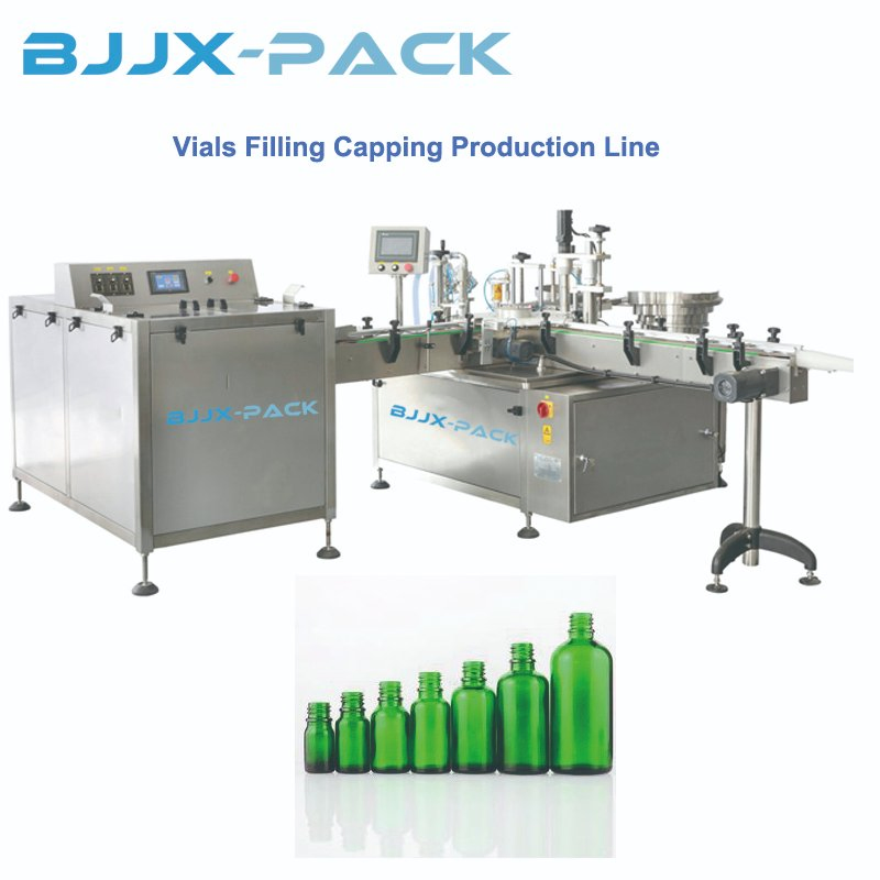 Automatic Rotary Small Liquid Plastic Bottle Eye Drop Filling and Caping Machine