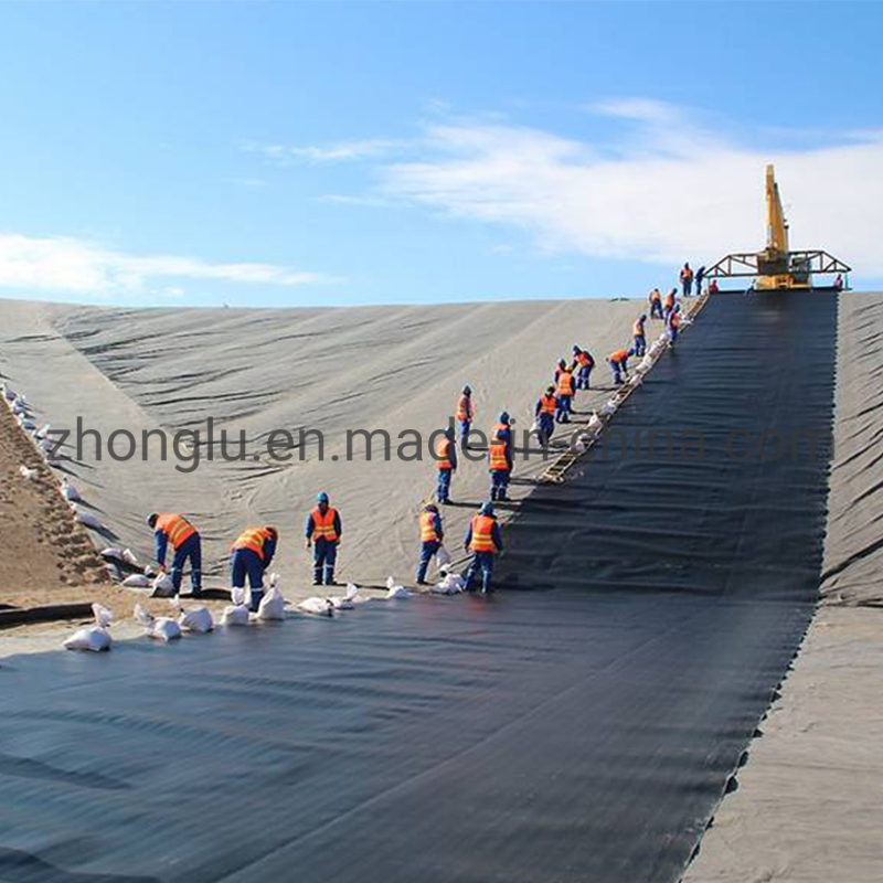HDPE Geomembrane Pond Liner/Dam Liner/Waterproofing Membrane /Geomembrana Liner