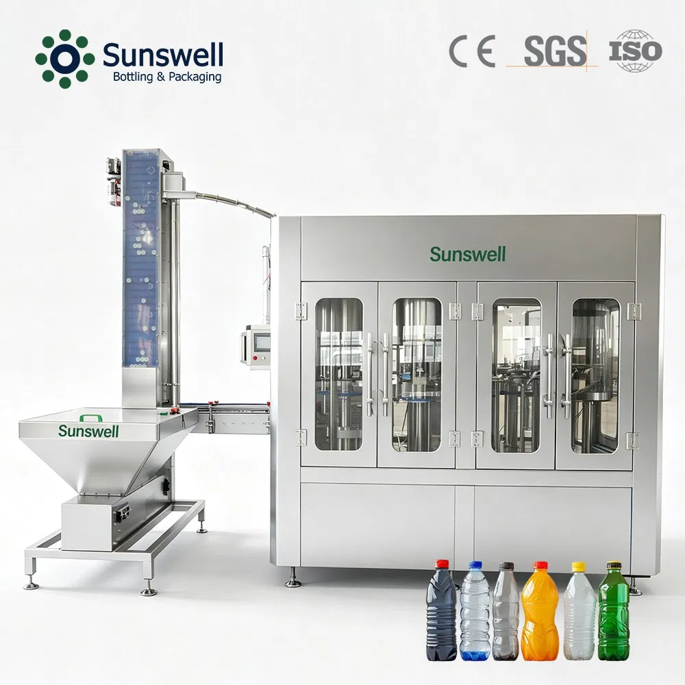 Automatic Mechanical Small Pet Bottle Beverage Filling and Bottling Machine for Drinking Water