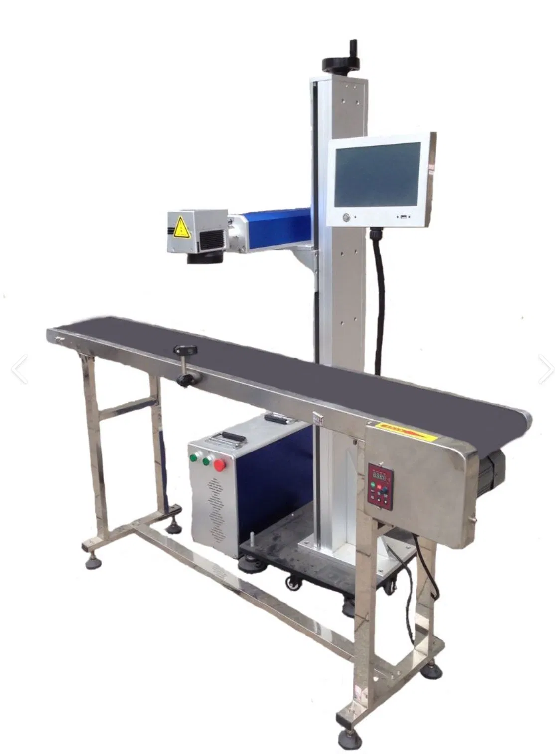 355mm Wavelength 10 Watt UV Laser Marking Machine Aoc Laser Flying UV Laser for PE HDPE PPR PVC Pipe Cable