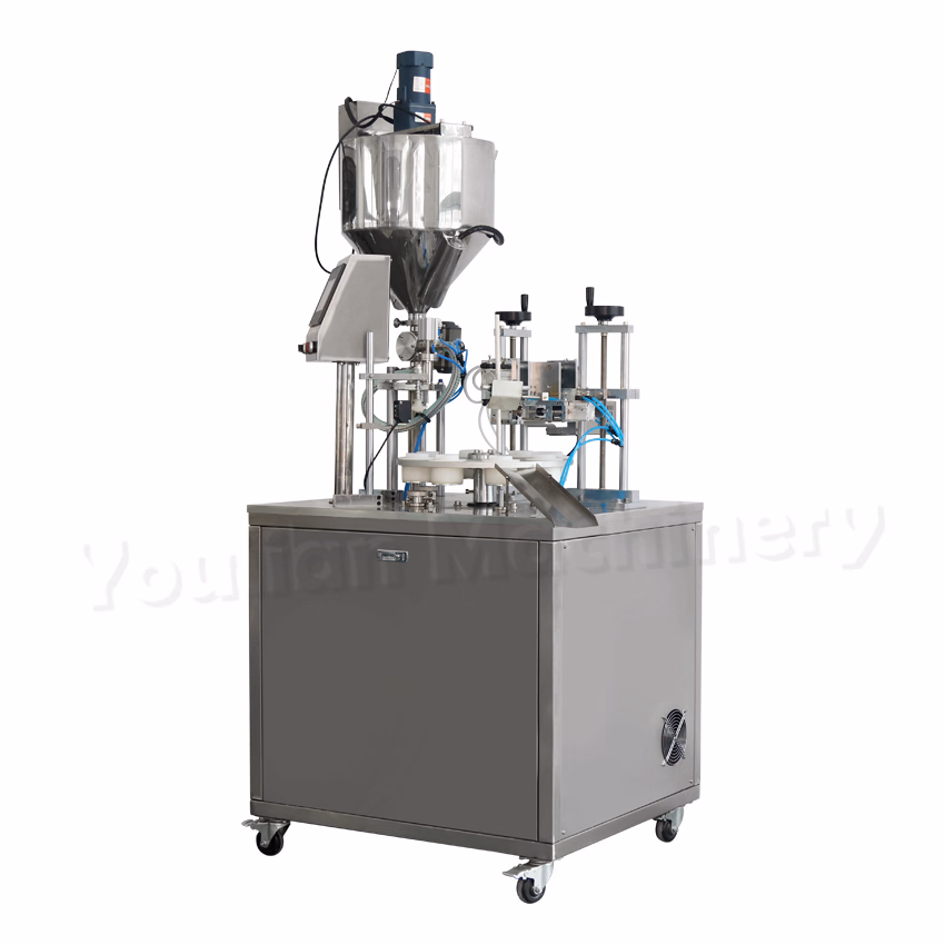 Yl-25 Semi Automatic Pharmaceutical Cosmetic Ultrasonic Aluminum Plastic Tube Filling Sealing Machine