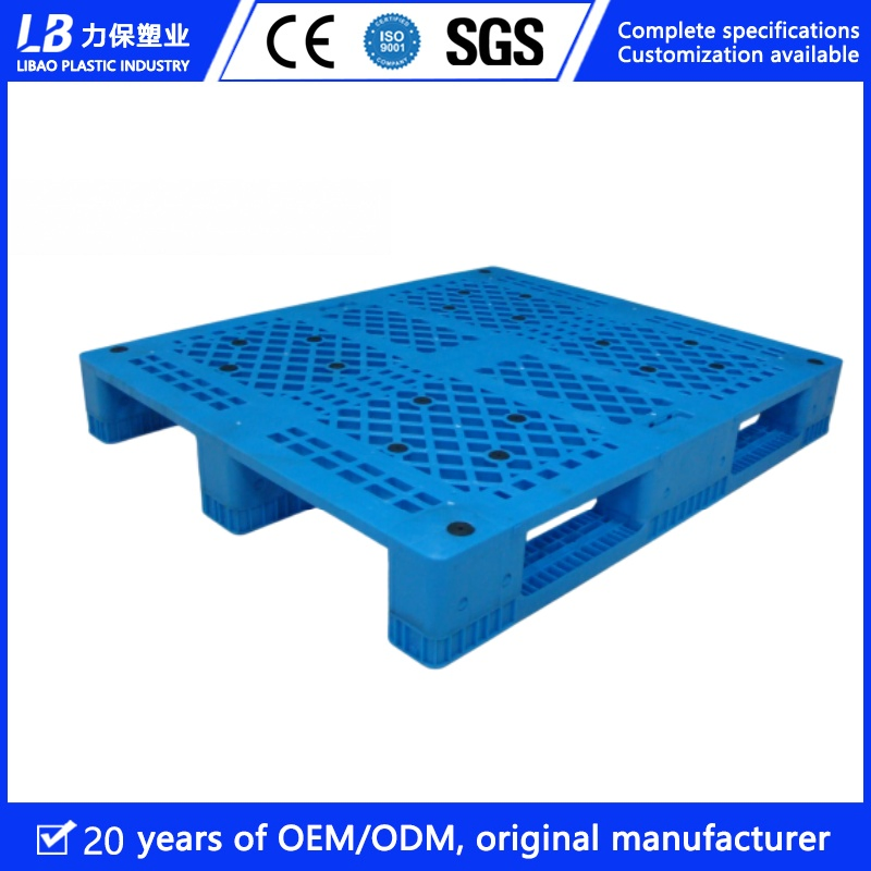 Heavy Duty HDPE Plastic Pallet for Warehouse Storage and Material Handling