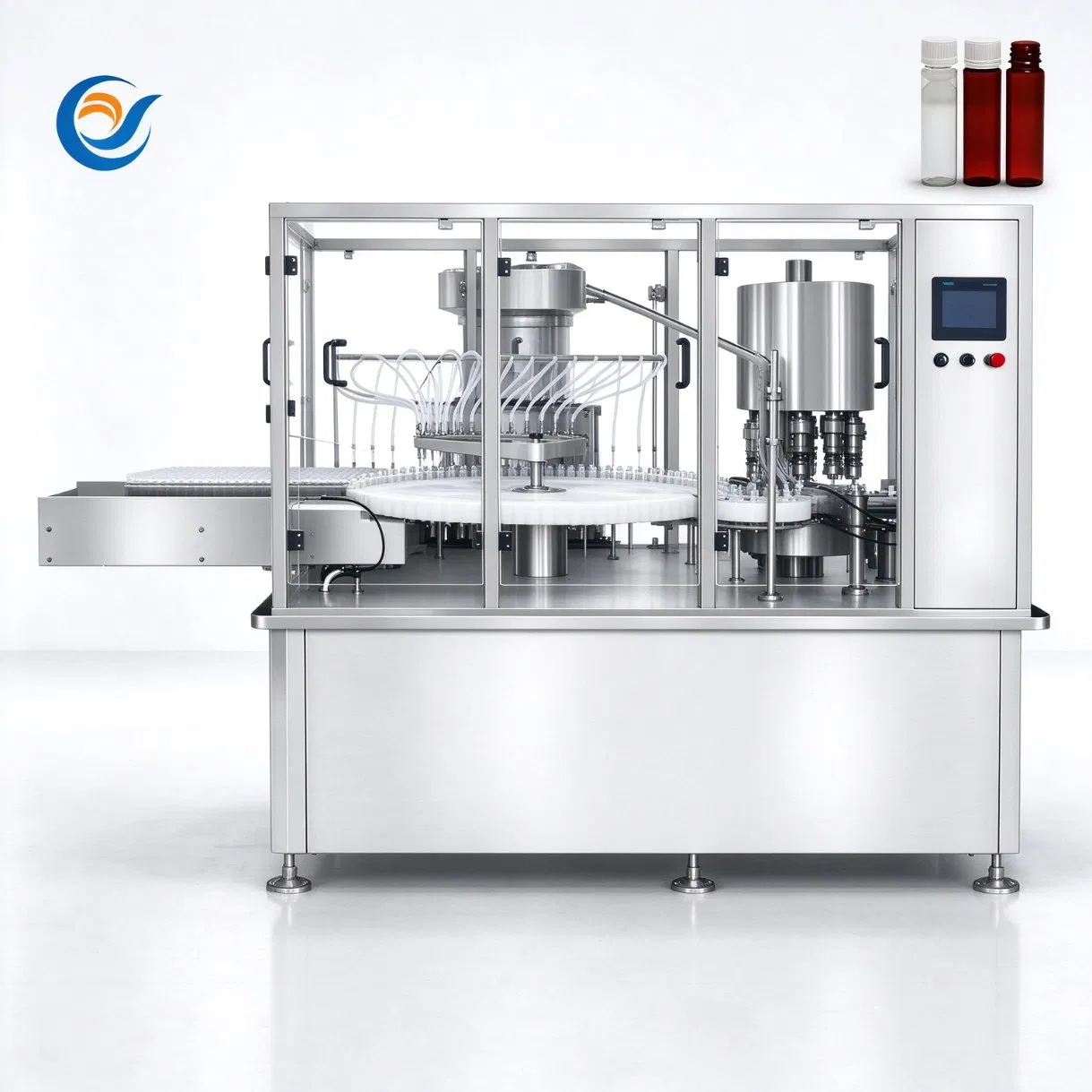 PP Plastic Bottle Oral Liquid Processing Line Rotary Filling and Capping Machine
