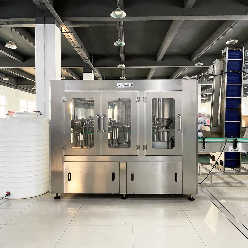 Competitive Price Automatic 500ml 3-15L 3 in 1 Pet Plastic Bottle Juice Beverage Drinking Water Filling Bottling Production Line Machine Supplier