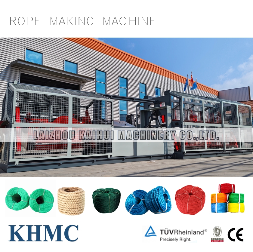 Má Quina De Cuerda De Plá Stico/HDPE 3/4 Strands 10-26mm Plastic Rope Machine