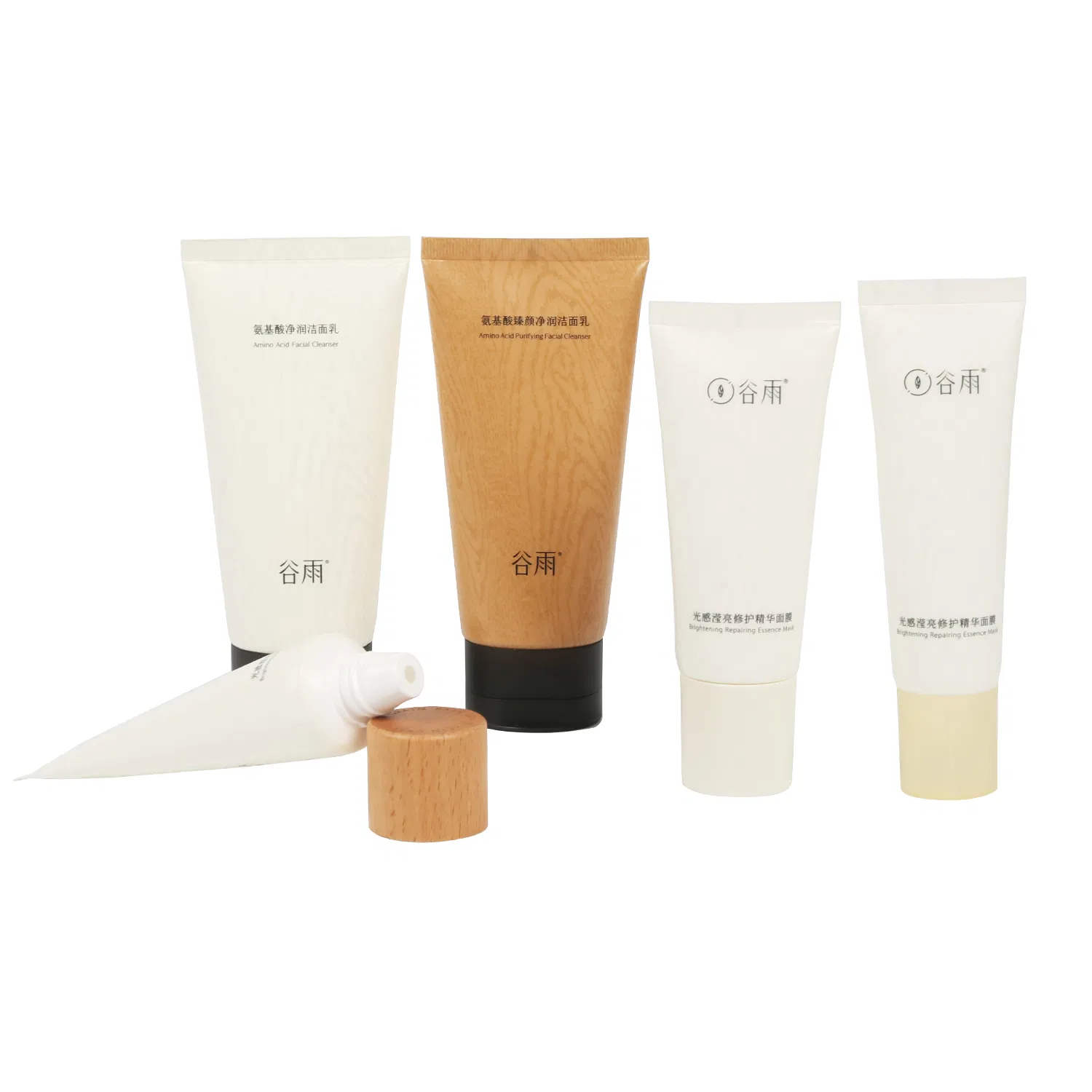 Versatile Eco-Conscious Paper-Plastic Tube for Custom Cosmetic Needs