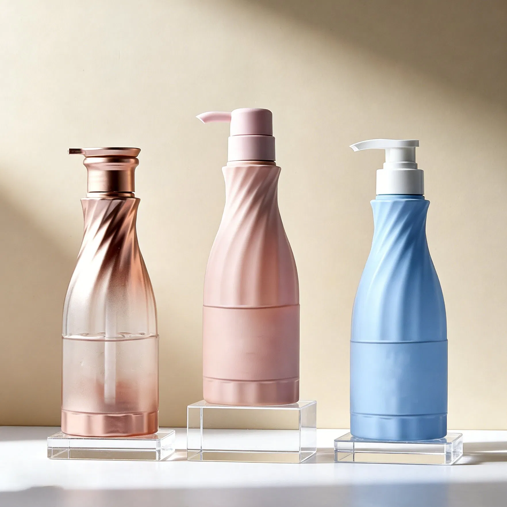 Hot Sale Cosmetic Packaging Pet 500ml Cleansing Lotion Bottle/Conditioner Bottle
