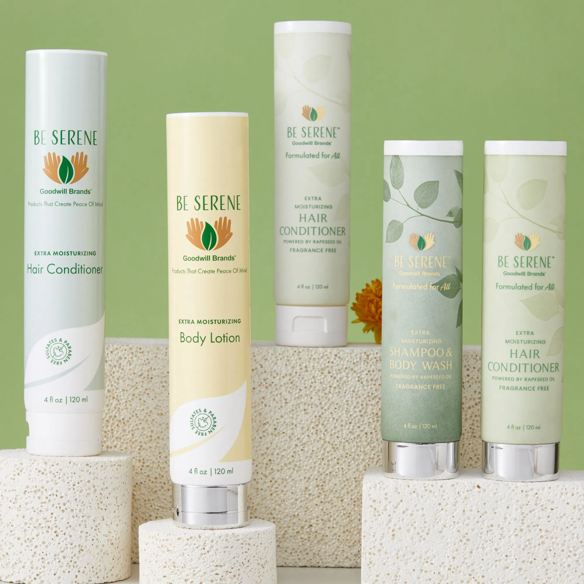 120ml Customizable Plastic Tubes for Shampoo, Lotion, and Cleanser