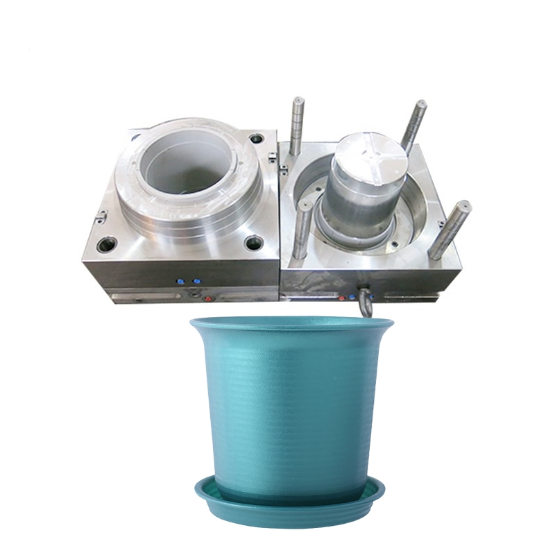 Flowerpot Mould with Tray Plastic Pot Injection Mold
