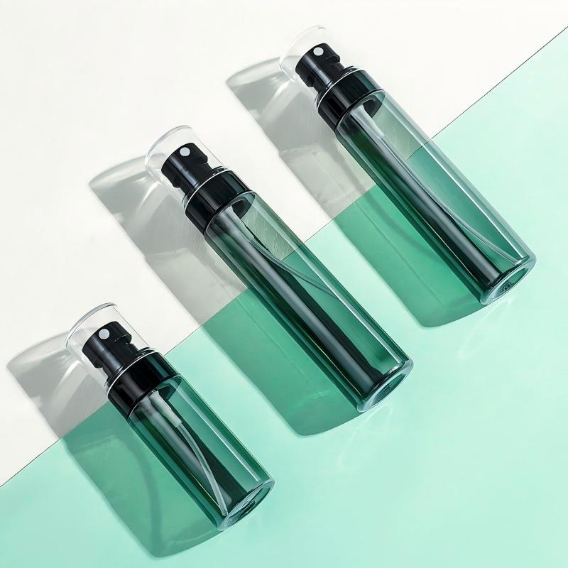 80ml Heavy Wall Pet Plastic Pump Black Perfume Nano Mist Sprayer Bottle