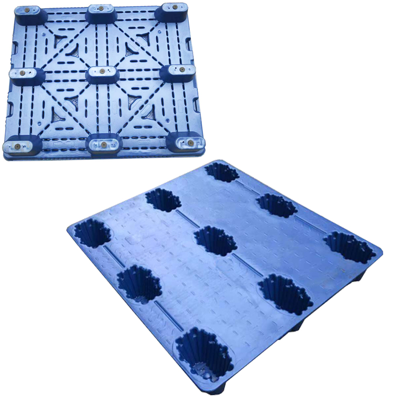 1210X1010X145mm Eco- Friendly Recyclable Moisture-Proof Single Faced Light HDPE Plastic Pallet Supplier