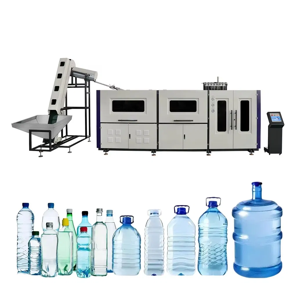China Pet Bottle Machinery Supplier Full Automatic Pet Bottle Blow Molding Machine 20L Fully Automatic 8 Cavity Pet Stretch Blow Molding Machine Eceng 14000bph