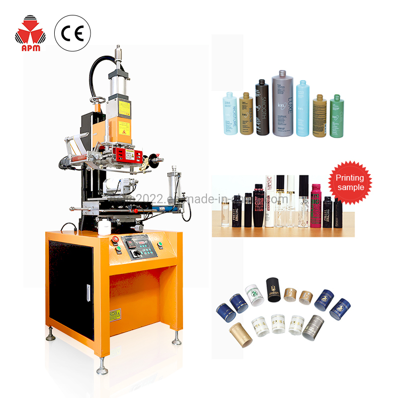 H200fr Flat Round Plastic Bottle Semi Automatic Hot Foil Stamping Machine