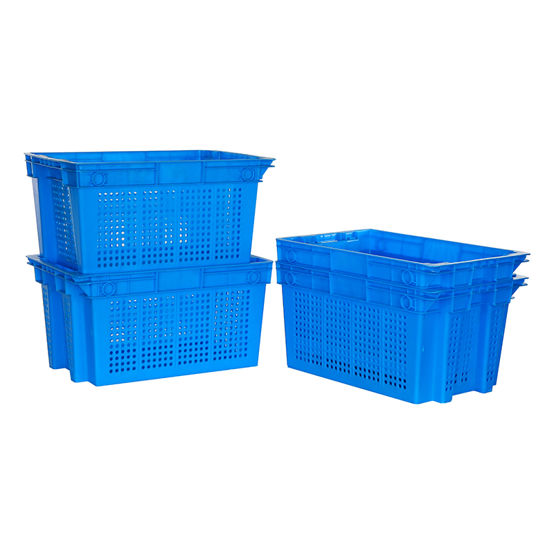 HDPE Customized Size Color Fruits Vegetables Plastic Storage Stack and Nest Basket Crates