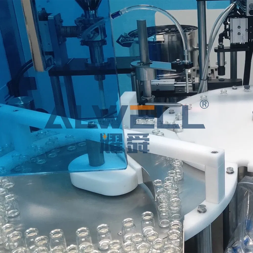 Fully Vial Small Bottle 2ml, 5ml, 10ml, 15ml Automatic Vaccine Ivd Reagent Filling Machine Blood Test Glass Plastic Tube Filling Capping Machine