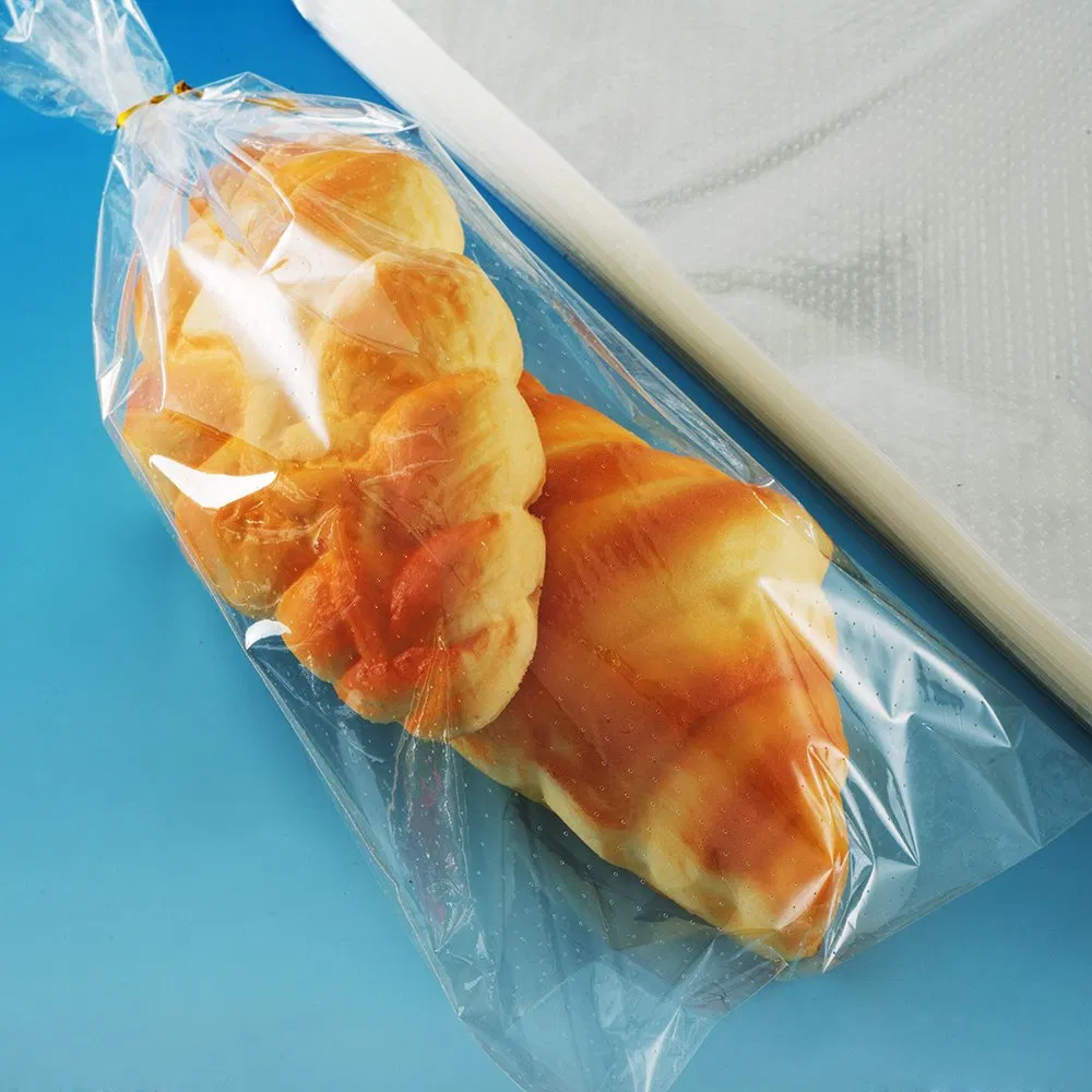 Baguette Plastic Packaging Bags Micro Perforate Bread Plastic Bag