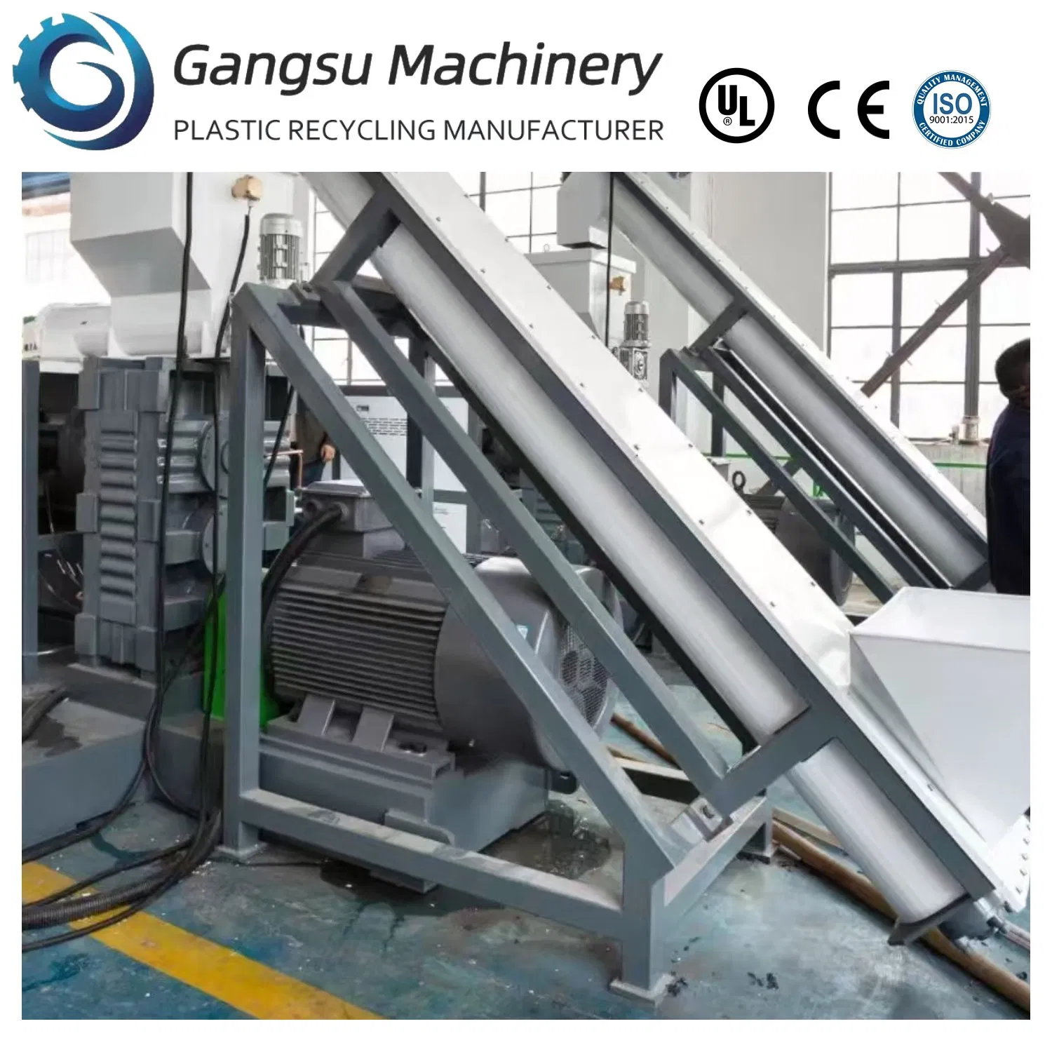 Pelletizer Plastic Bottle Pelletizing Granulating Machine PP PE Recycling Machinery