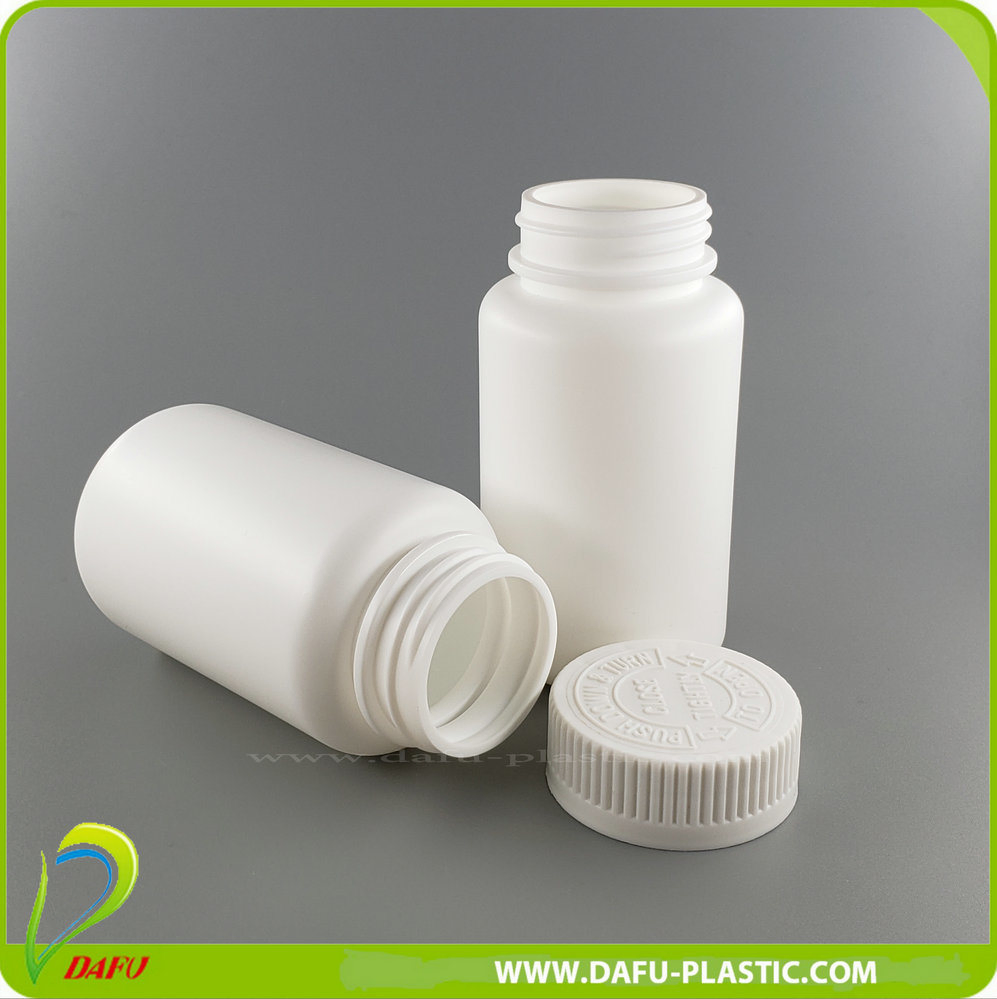 Custom Plastic Packaging Vitamin 100ml PE Plastic Pill Tablet Bottle