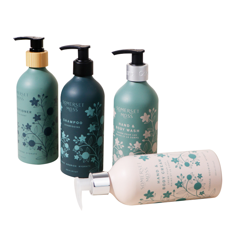 Metal Lotion Pump Bottle Aluminum Bottle Refillable Soap Dispenser Shampoo Bottles