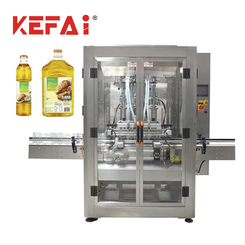 Kefai Factory Price Plastic Bottle Oil Water Liquid Fully Automatic Filling Machine