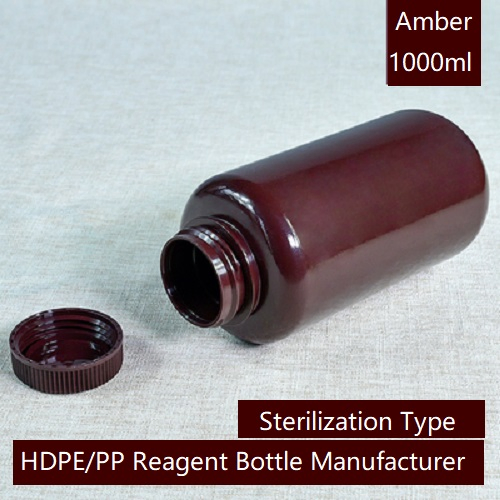 1000ml PP HDPE Plastic Chemical Packing Storage Reagent Bottle