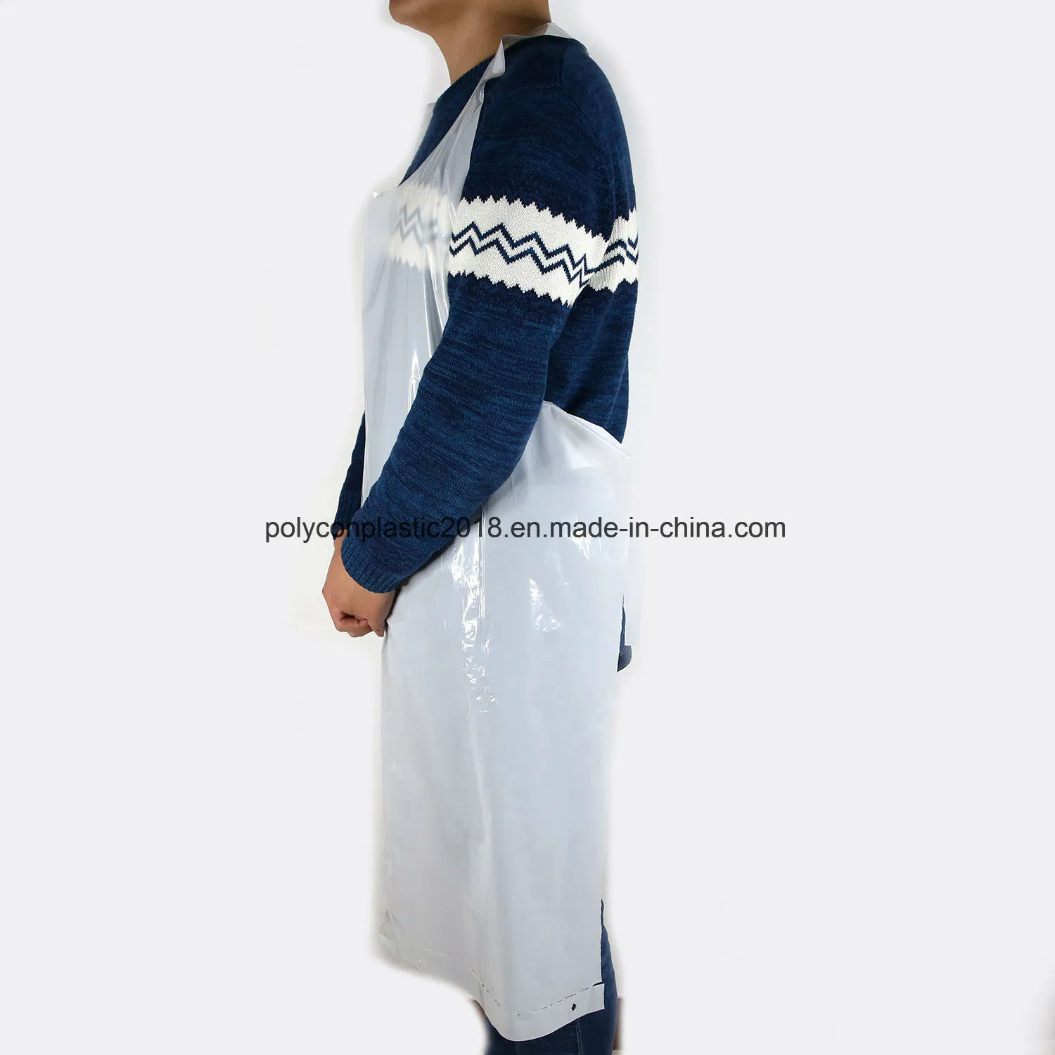 White PE Aprons HDPE/LDPE Disposable Aprons