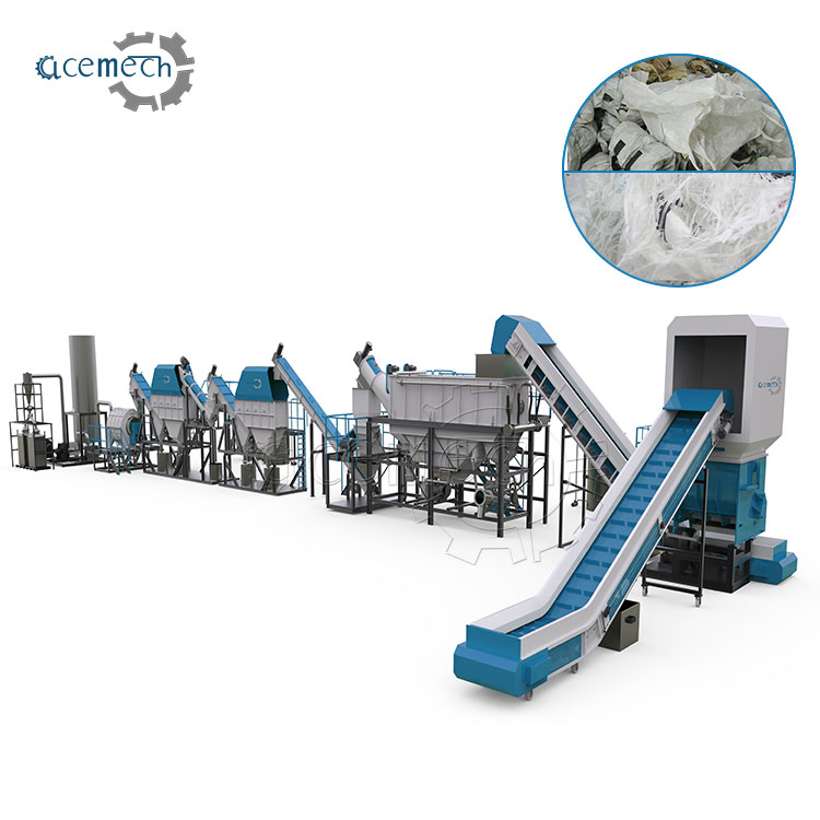 Customized Used HDPE LDPE Film Plastic Washing Equipment