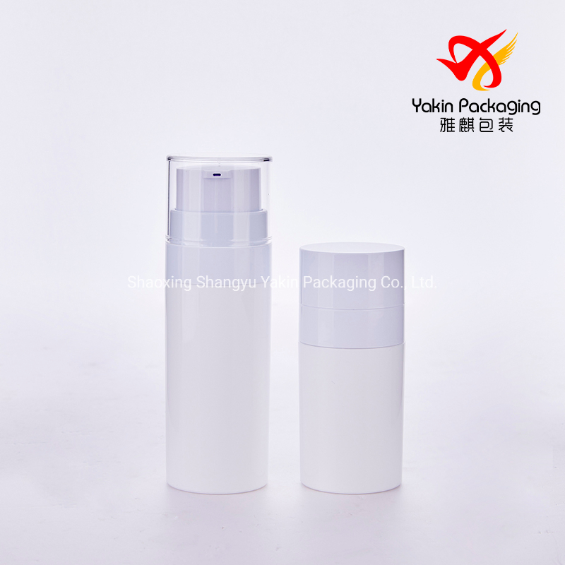 50ml, 30ml Refiller Round Plastic Airless Acrylic Bottle