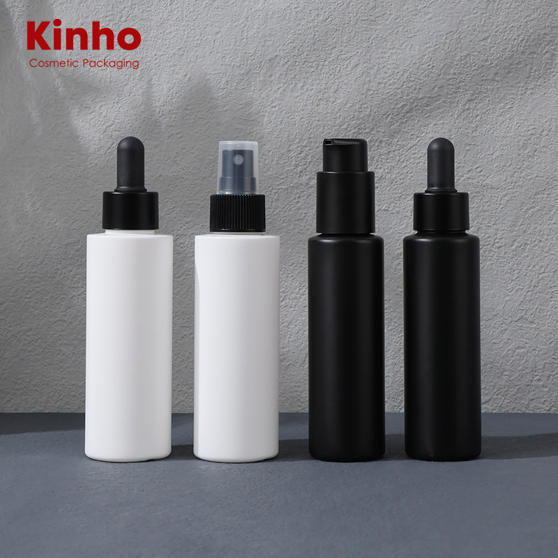120ml Cylindrical HDPE Bottle Dropper Spray Lotion Bottle