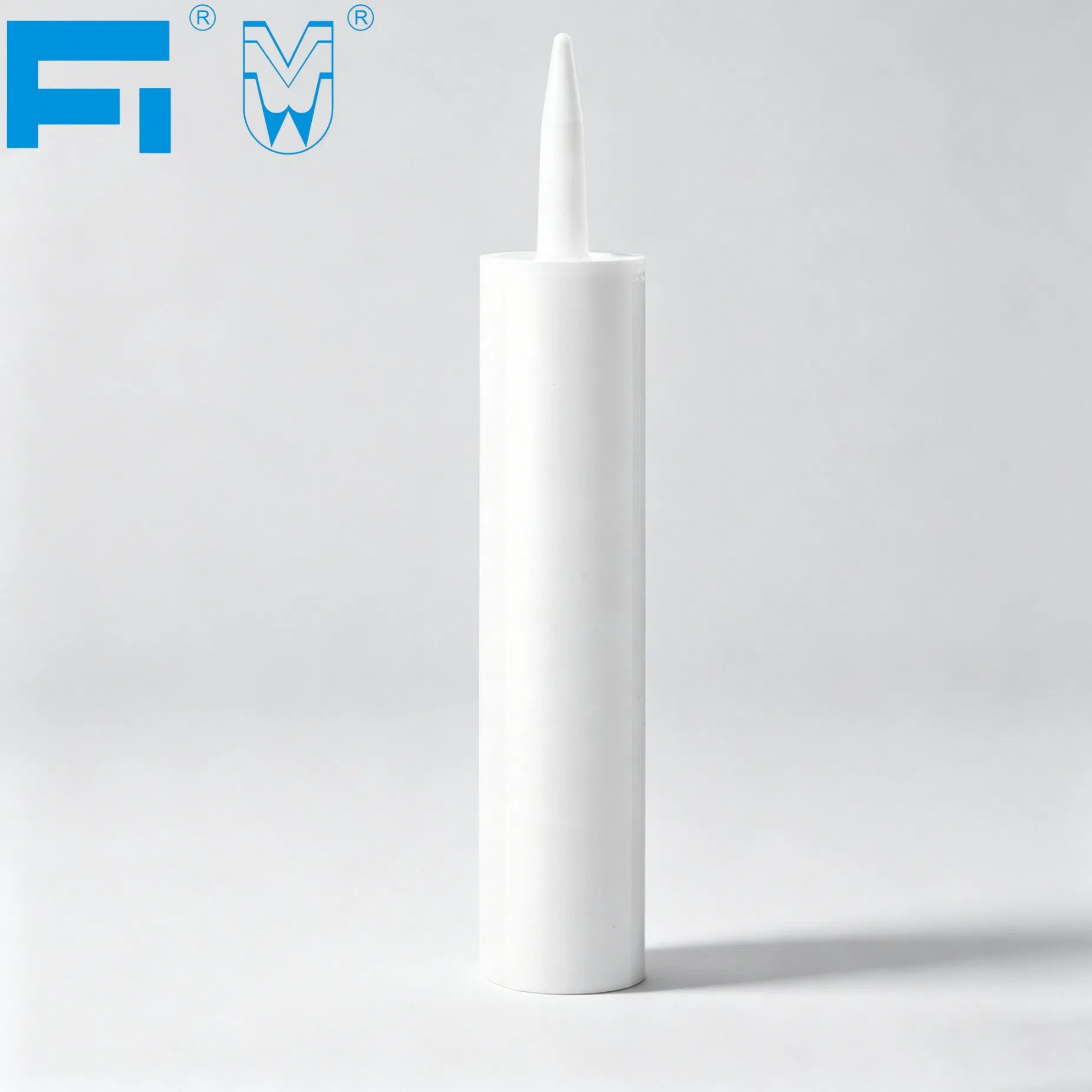 300ml HDPE Single Component Adhesive Caulking Plastic Cartridge for Industry Sealant Packaging