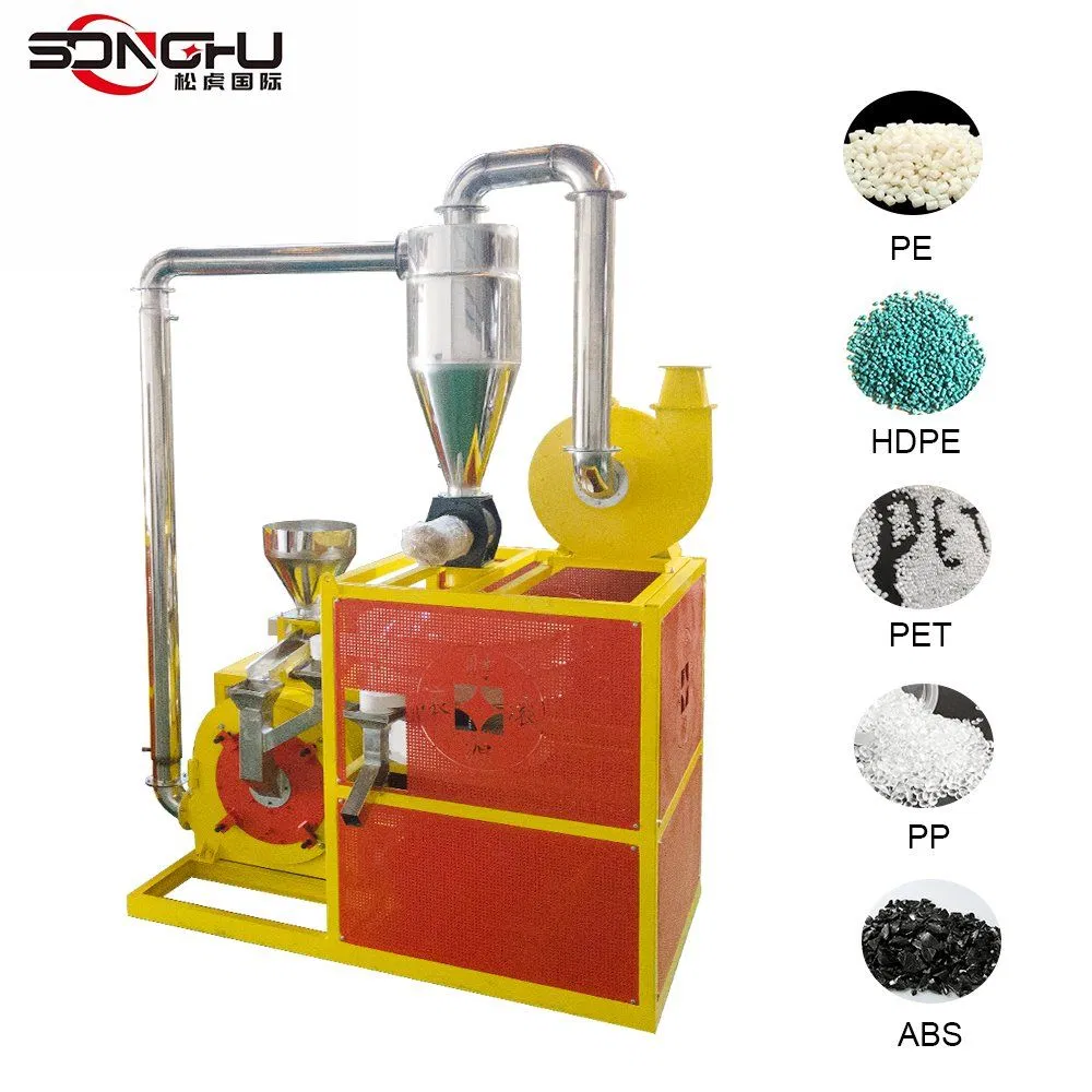 HDPE Plastic Bottle Grinding/Miller Machine LLDPE PE Pet Flake Pulverizer